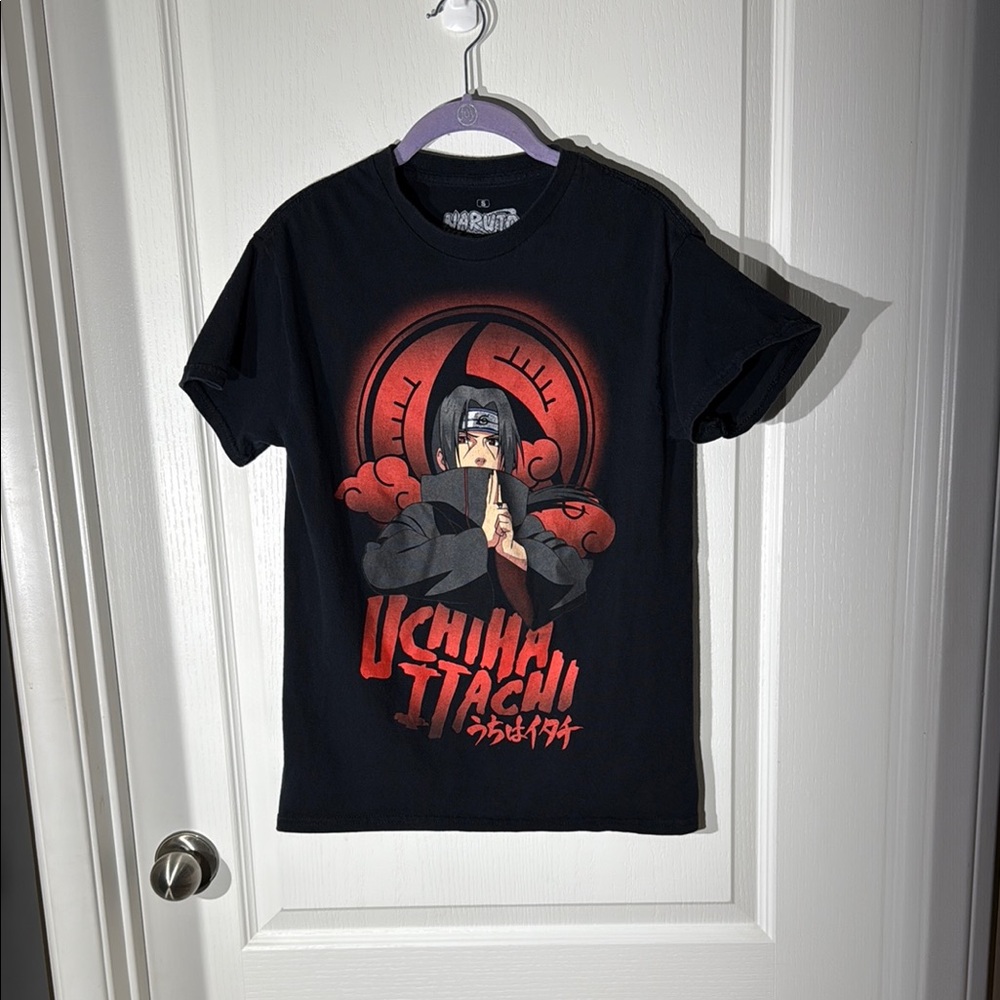 Naruto Uchiha Itachi Black Mens T-Shirt